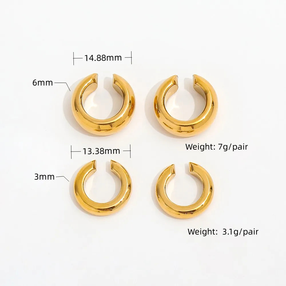 Unisex Chunky Huggie earring