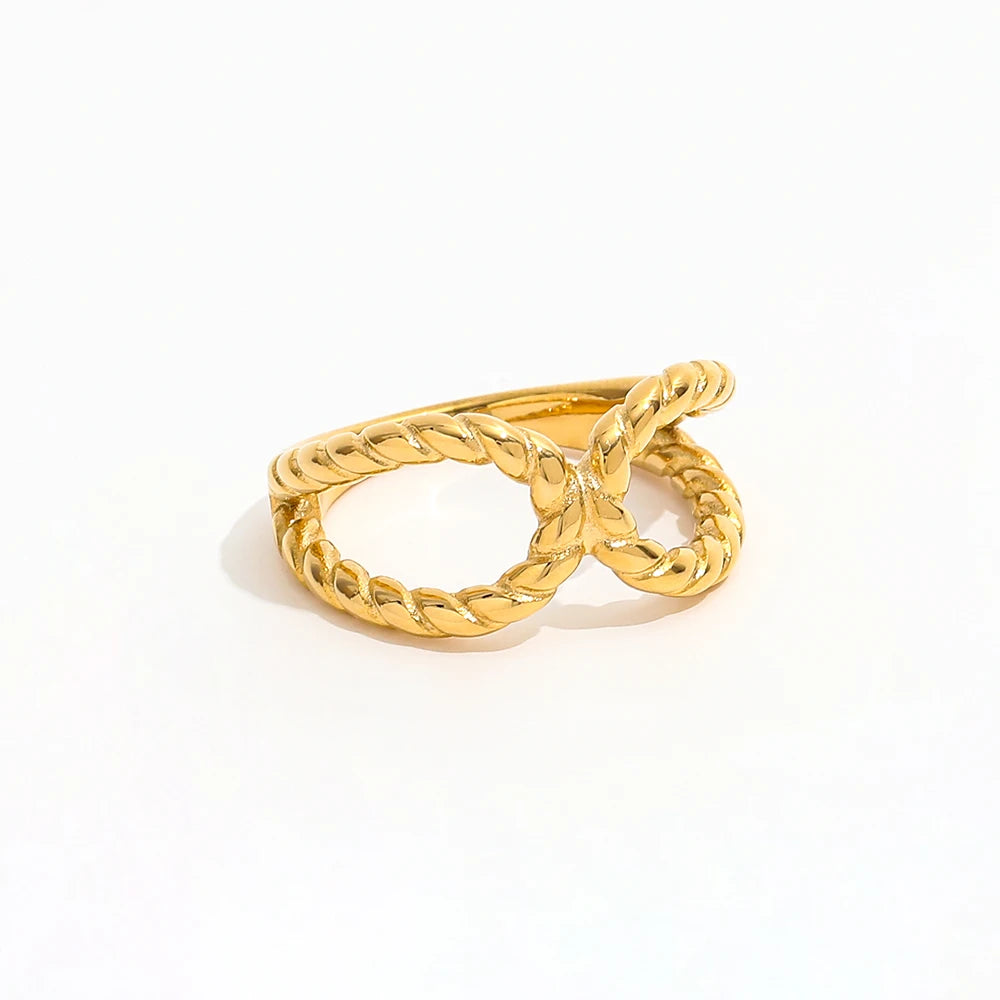 Unisex Vintage Rope Ring