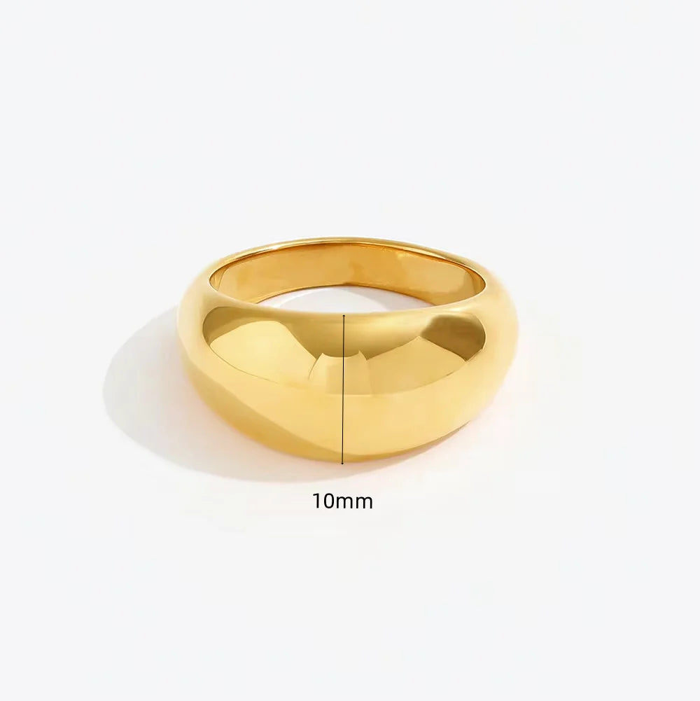 Unisex Chunky Band Ring