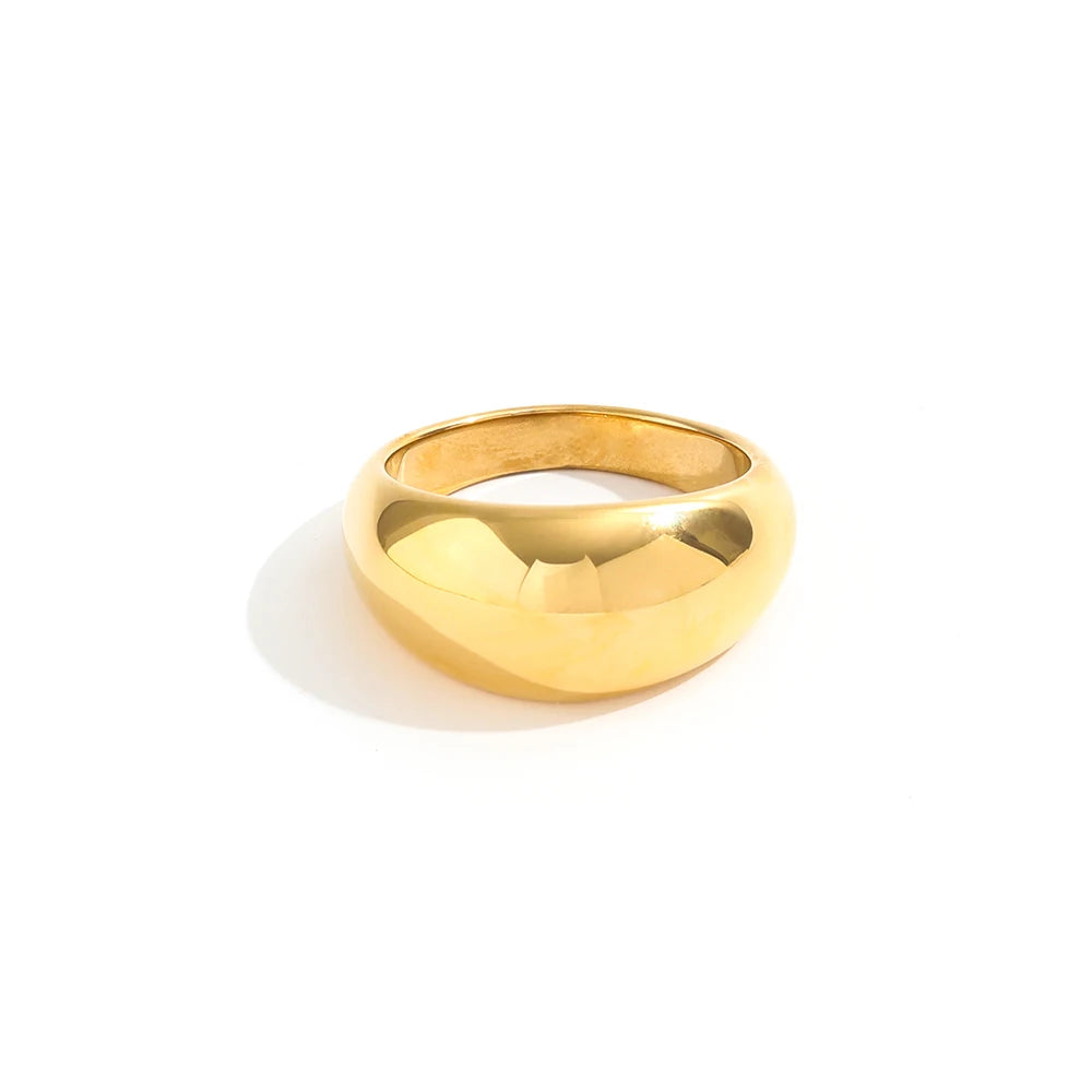 Unisex Chunky Band Ring